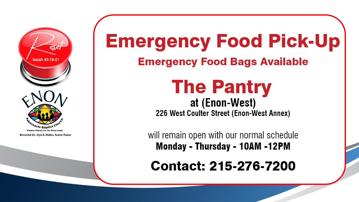 Emergency Food Pick Up