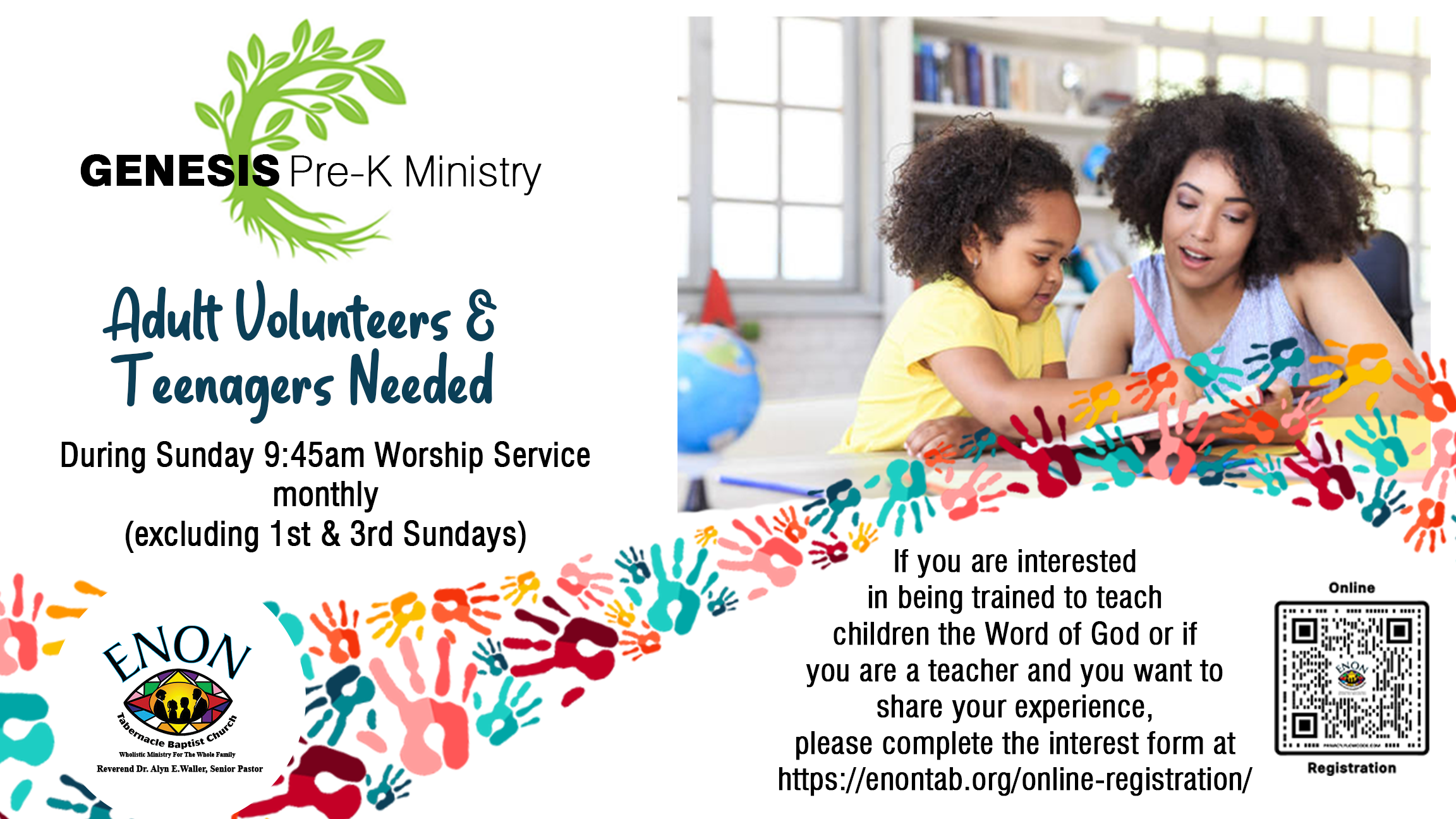 Genesis Pre K Ministry   Volunteers And Teenagers